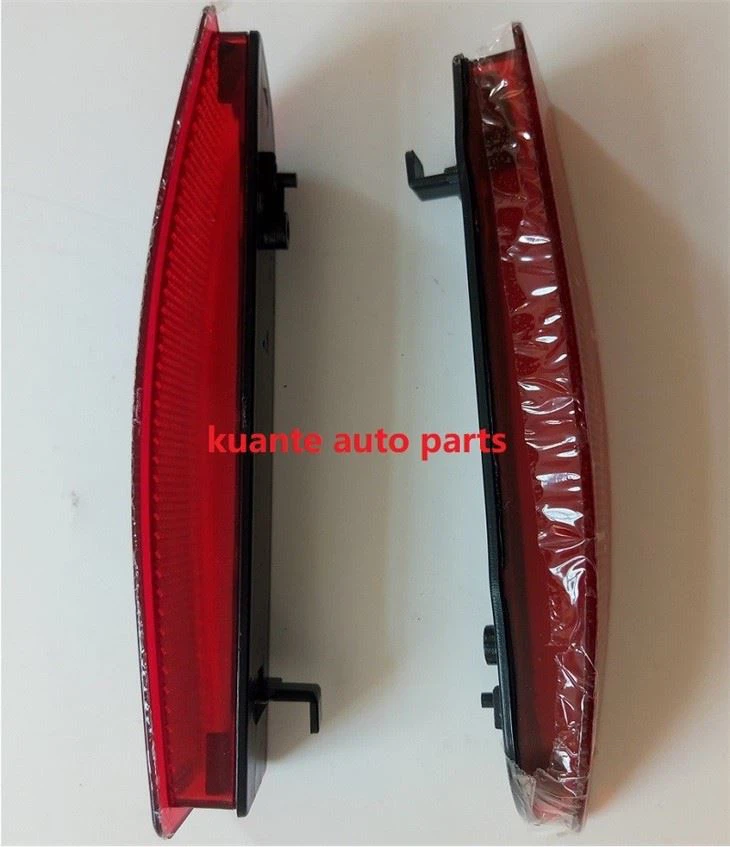 RED plastic back Bumper Reflector