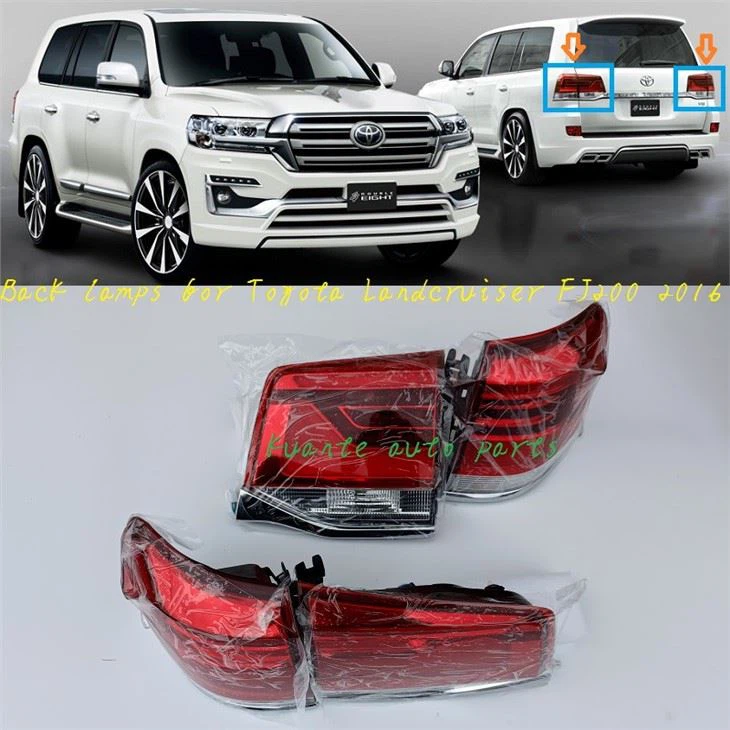 Lampau Cynffon Ar gyfer Toyota Land Cruiser LC200 2016